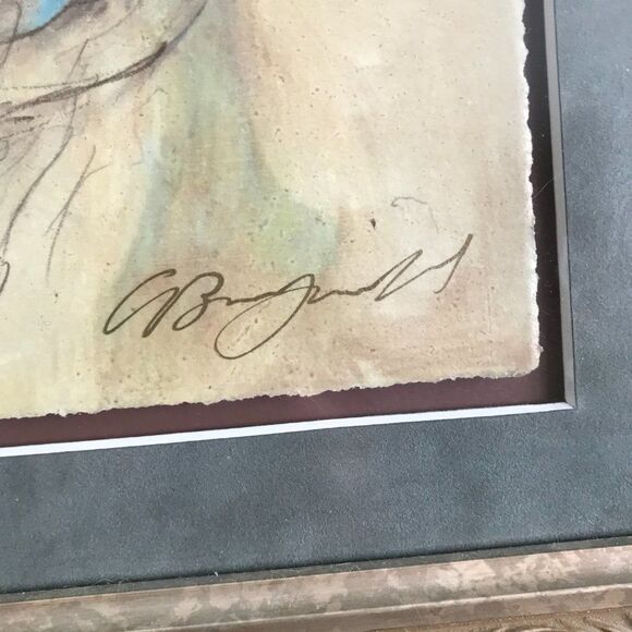 Framed "Paradise" by Gary Benfield Seriolithograph - Picture 7 of 10